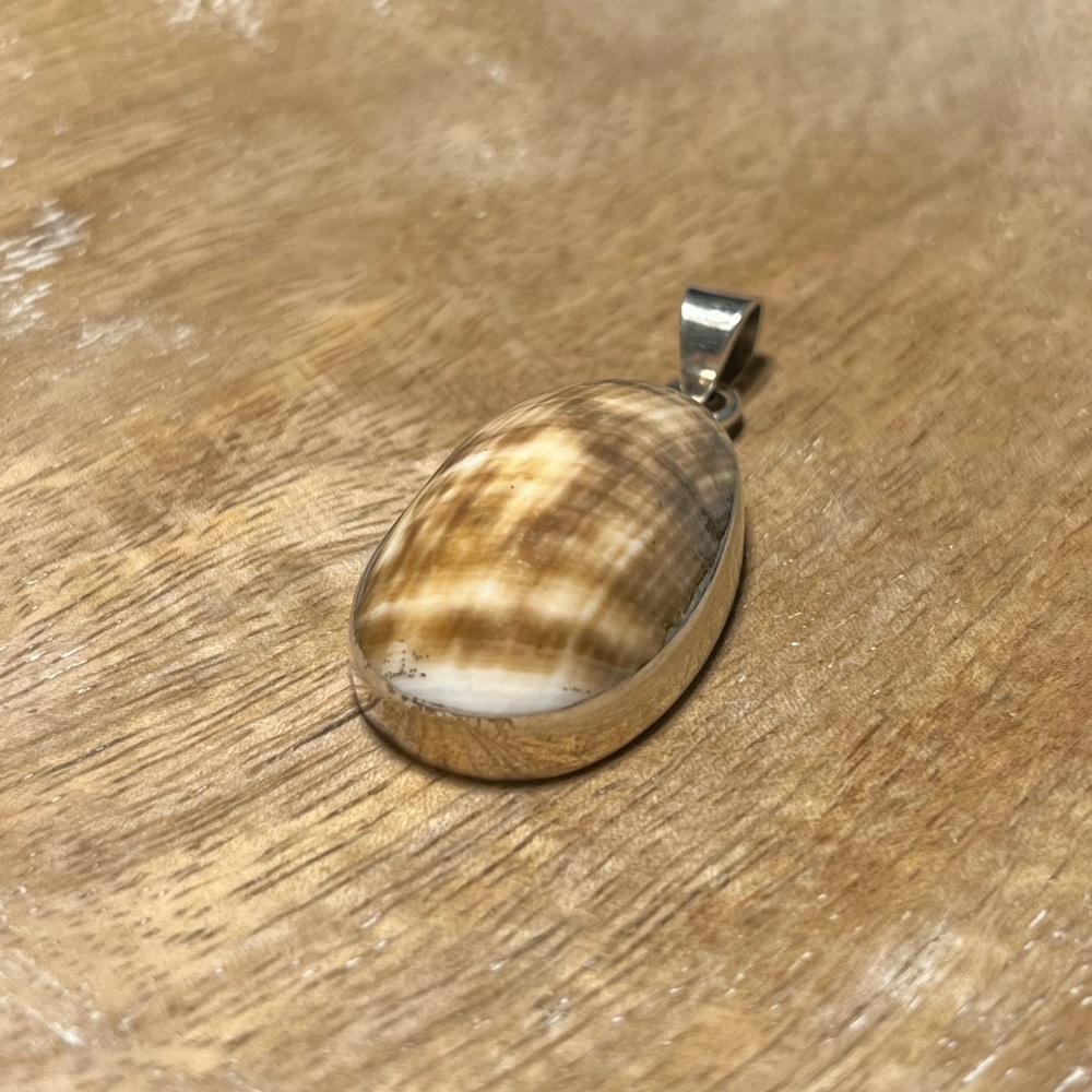 Seashell 925 Sterling Silver Pendant - Picture 5 of 13